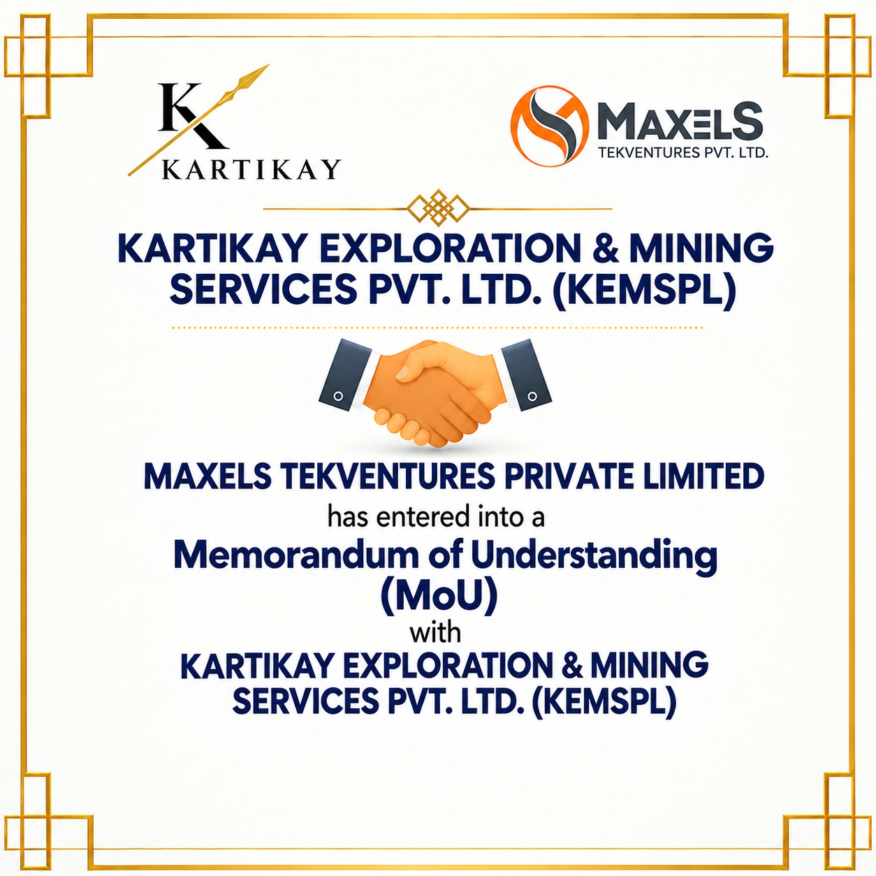 MoU Signed with KEMSPL
